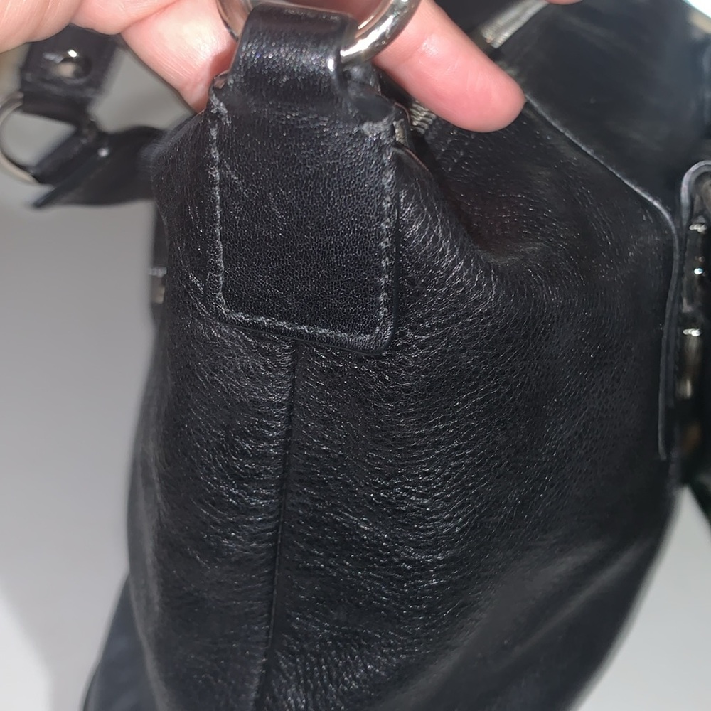 Coach Black Leather Satchel - Picture 12 of 16